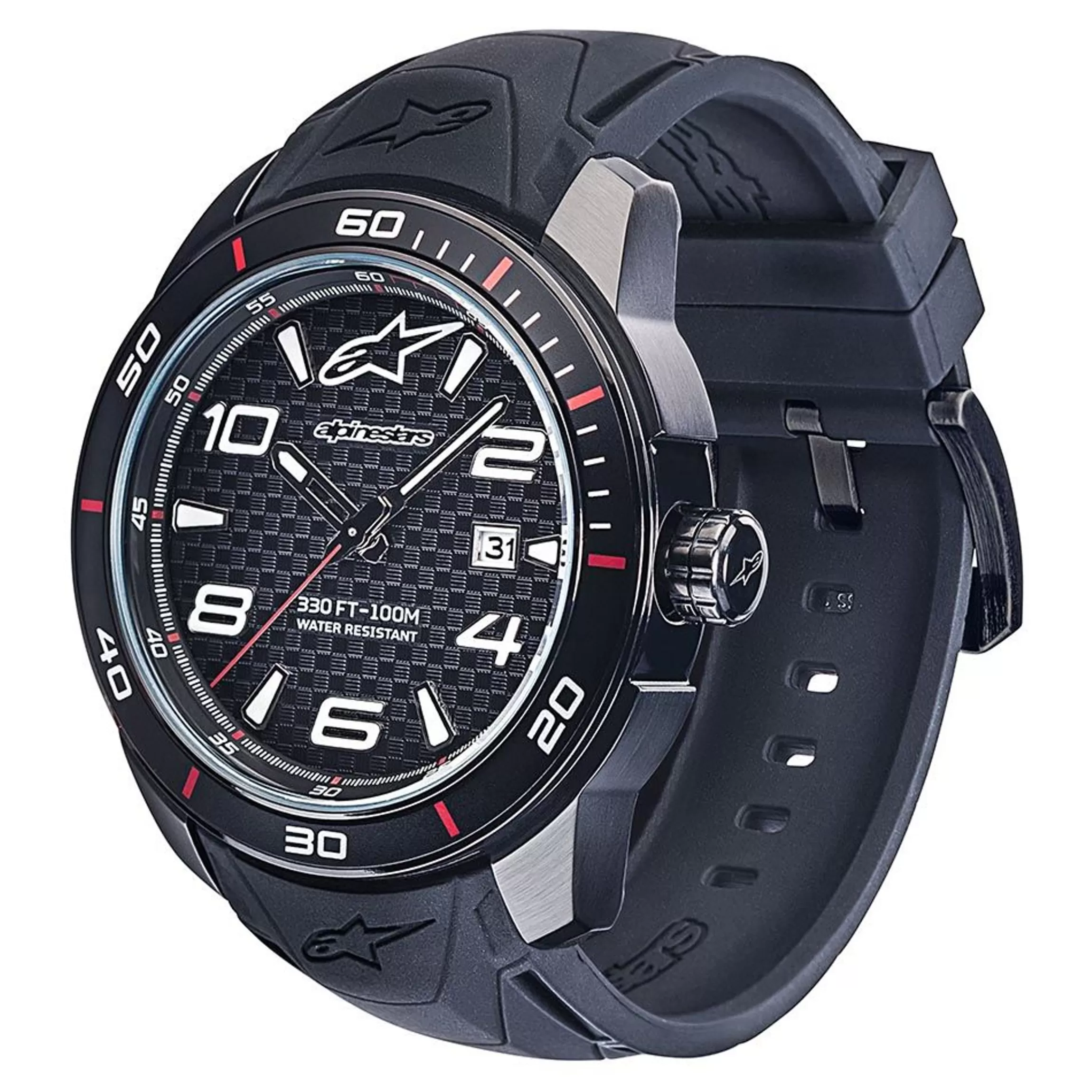 Alpinestars Tech Watch 3H Black Silicon-Black/Black Shop