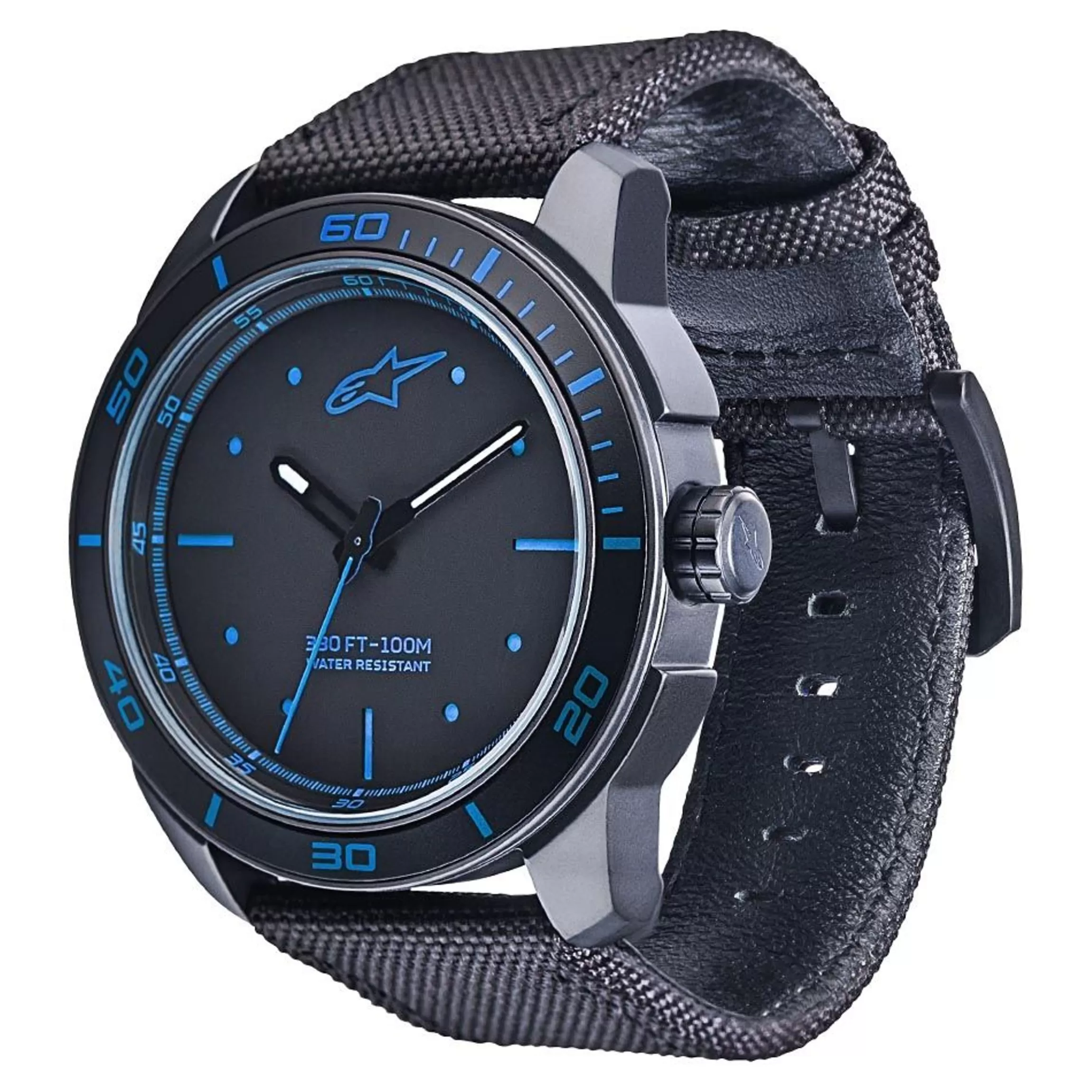 Alpinestars Tech Watch 3H Black-Black/Blue Online