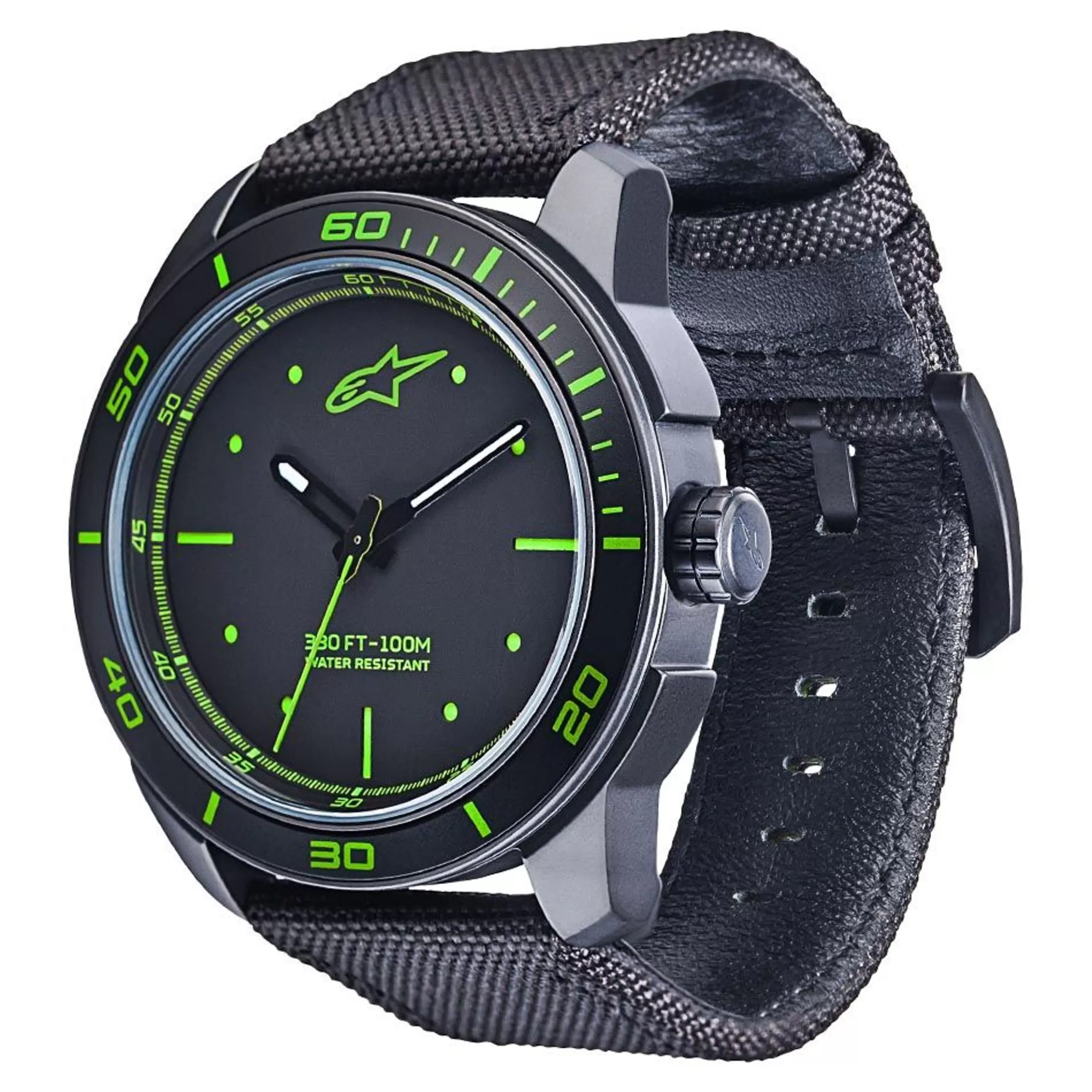 Alpinestars Tech Watch 3H Black-Black/Green Best